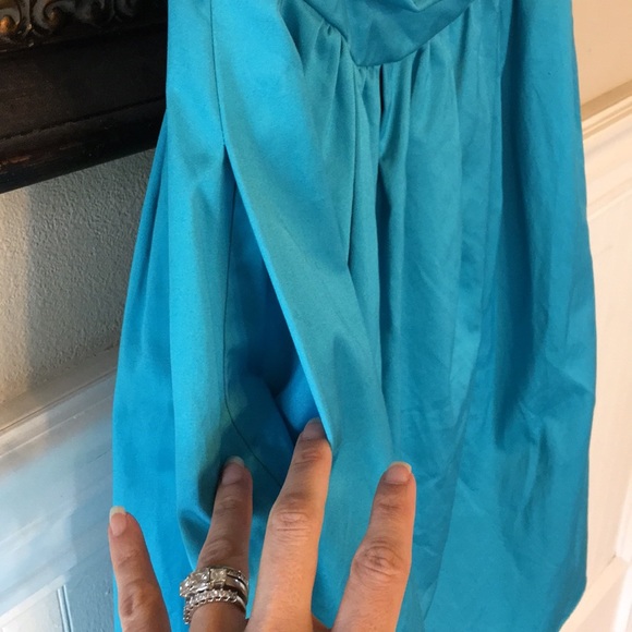 Turquoise formal dress - Picture 4 of 5